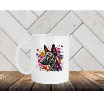 Tasse mit Malinois bunt
